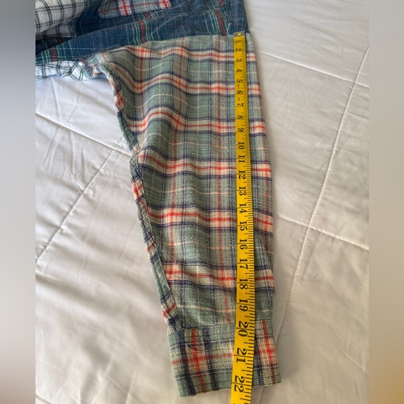 BDG Urban Outfitters Ted Patchwork Plaid Flannel Shirt - Size S - Picture 11 of 13
